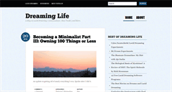 Desktop Screenshot of dreaminglife.org